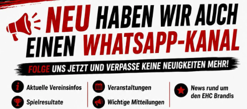 EHC Brandis auf WhatsApp