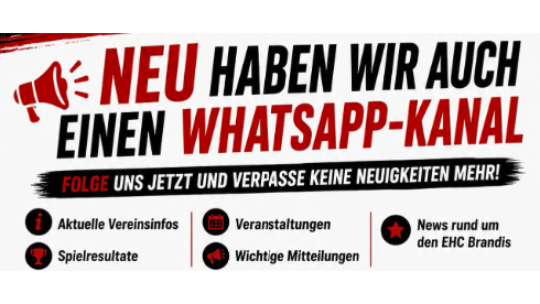 EHC Brandis auf WhatsApp